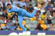 Krunal Pandya went for plenty of runs in the first T20I